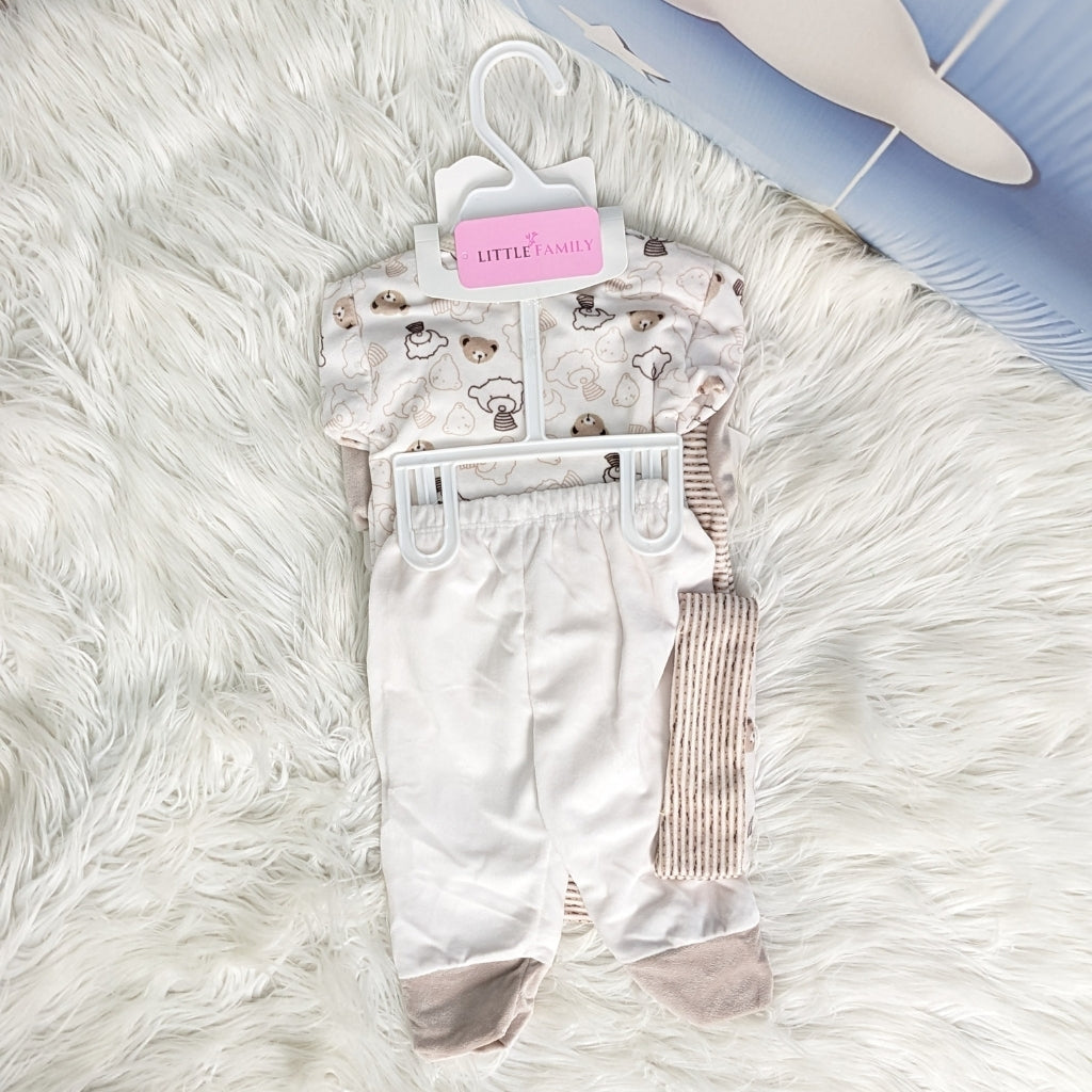 Newborn 10-Piece Formal Wear Winter Starter Set – Cream
