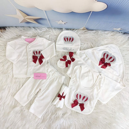 Premium 9 Piece Turkish Style Starter Set | Maroon