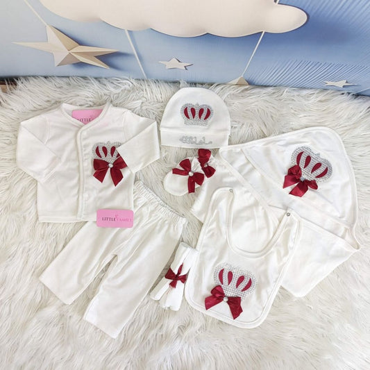 Premium 9 Piece Turkish Style Starter Set | Maroon
