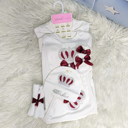 Premium 9 Piece Turkish Style Starter Set | Maroon
