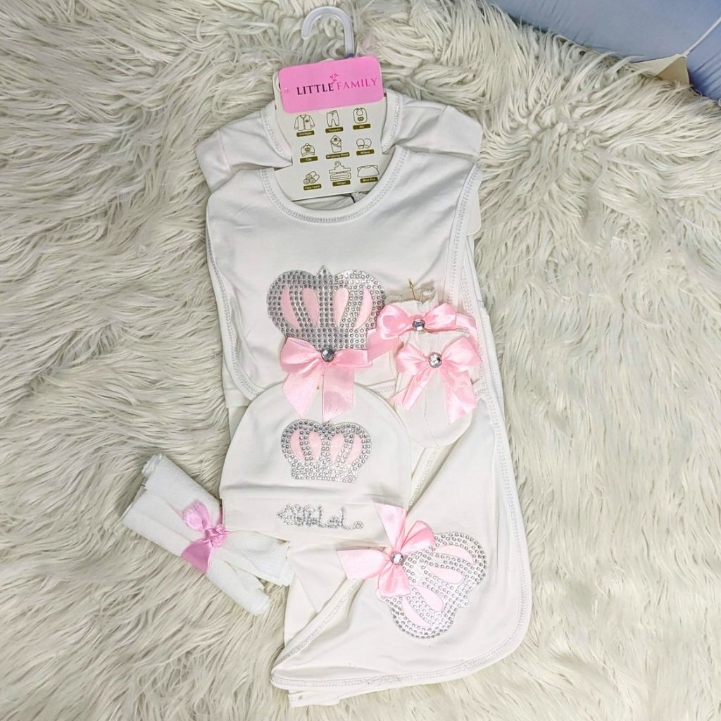 Premium 9 Piece Turkish Style Starter Set | Baby Pink