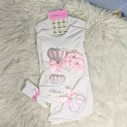 Premium 9 Piece Turkish Style Starter Set | Baby Pink
