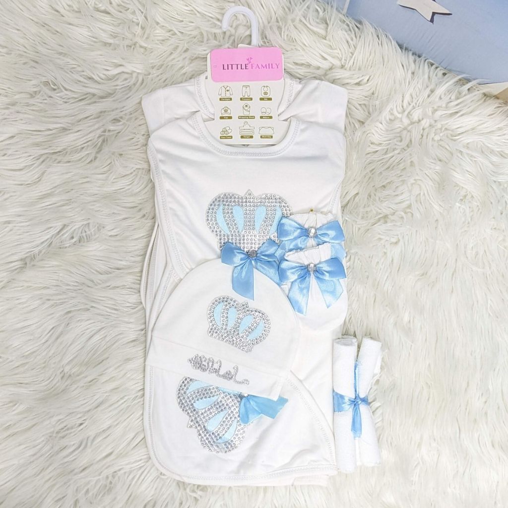 Premium 9 Piece Turkish Style Starter Set | Sky Blue