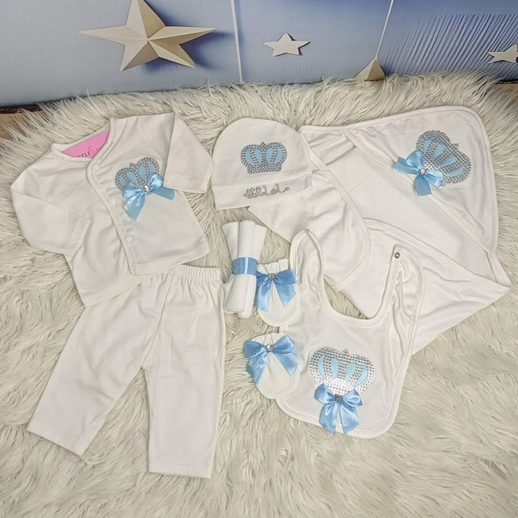 Premium 9 Piece Turkish Style Starter Set | Sky Blue