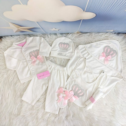 Premium 9 Piece Turkish Style Starter Set | Baby Pink