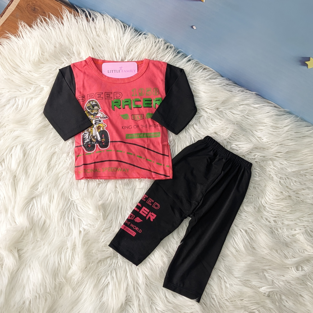 Little Racer Cotton Set for Baby Boys