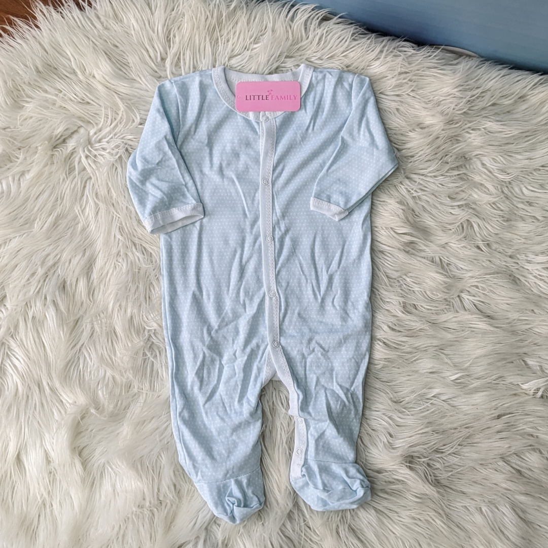 Winter Sleepsuit Set – Pack of 3 Soft Baby Bodysuits