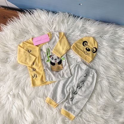 Tiny Panda 3-Piece Set