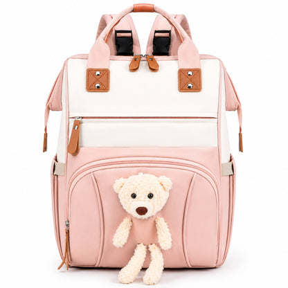 Premium Waterproof Baby Diaper Backpack with Little Teddy