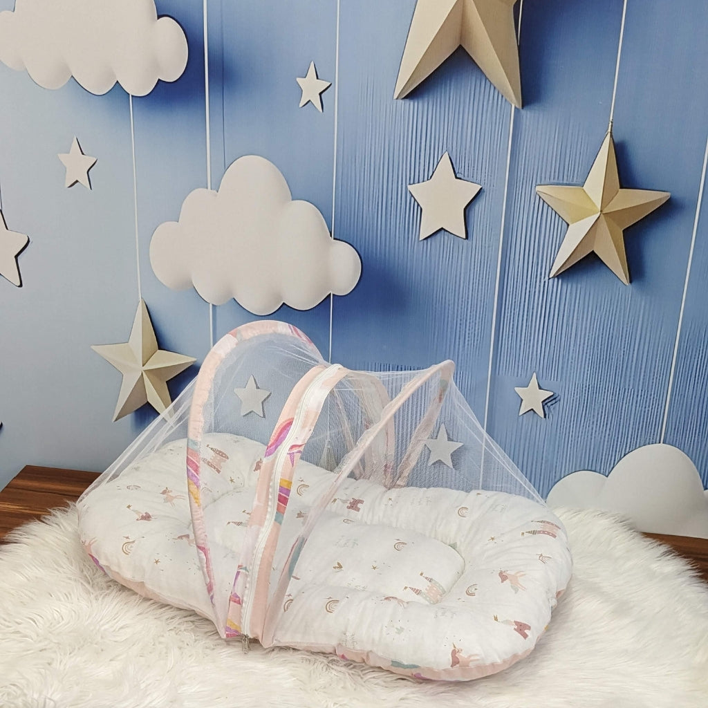 Unicorn Castle Baby Bedding Set - 8 Pieces (Large)