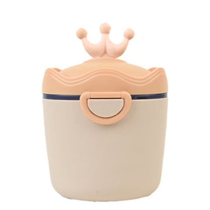 Crown Baby Milk Powder Dispenser – Leakproof & Travel-Ready