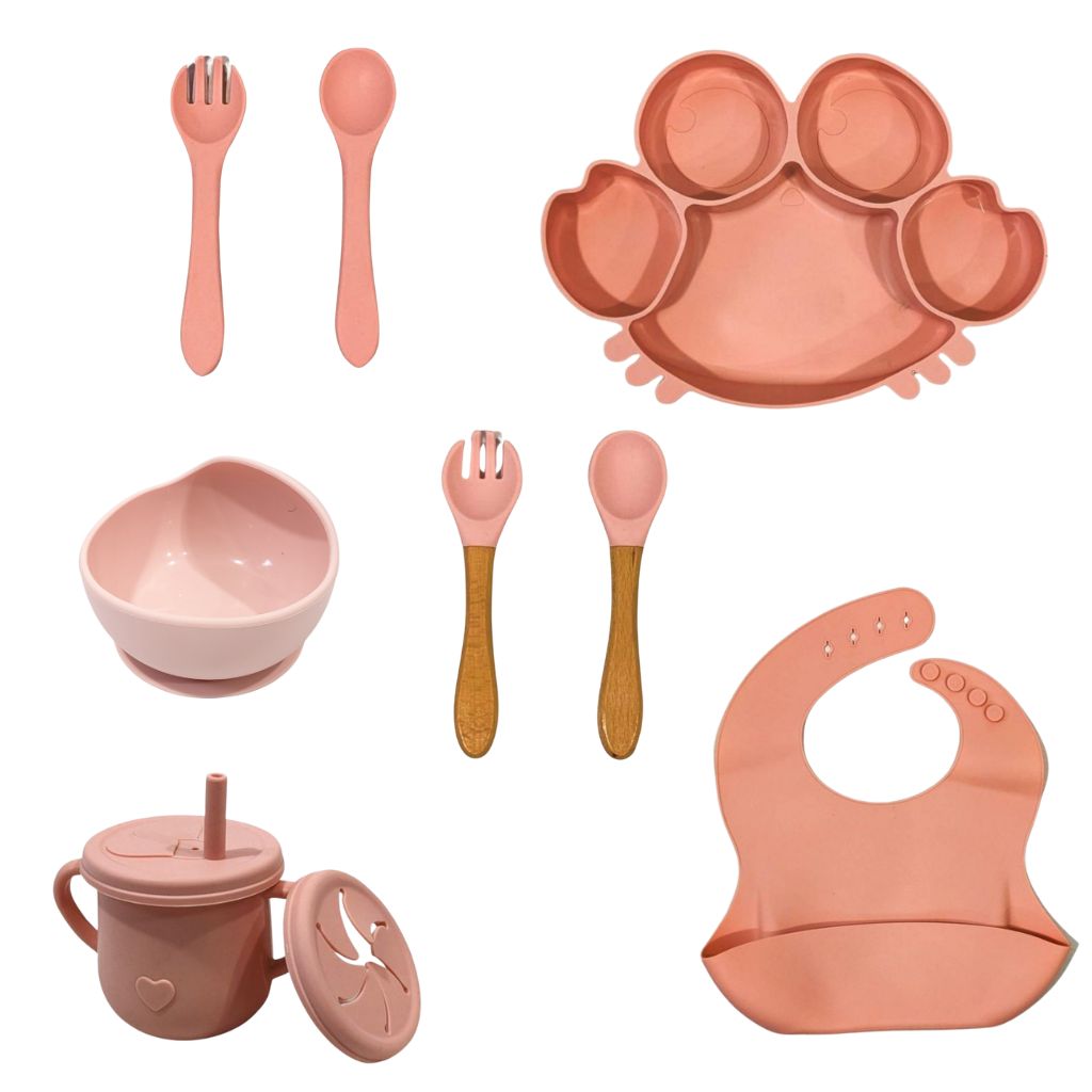 Silicone Baby Feeding Set - 10 Piece Kit