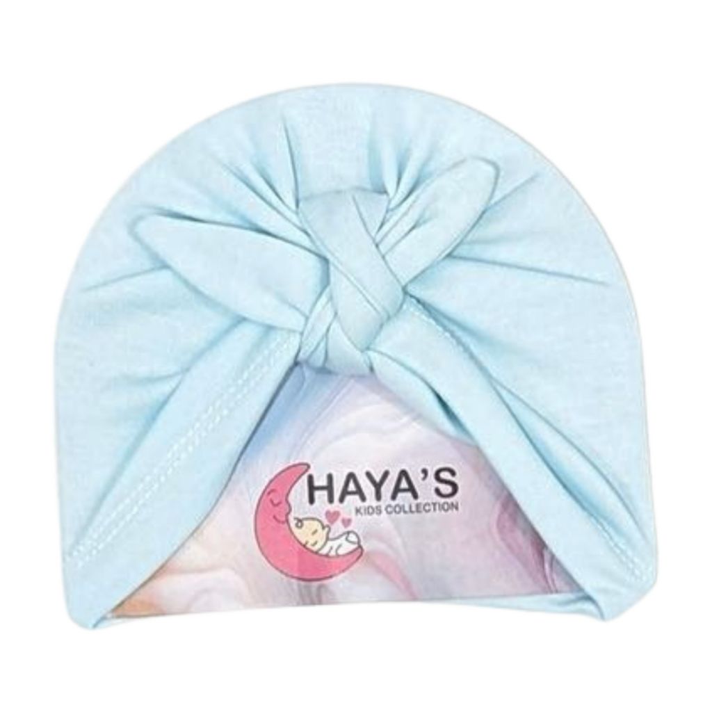 Plain Baby Turban Caps