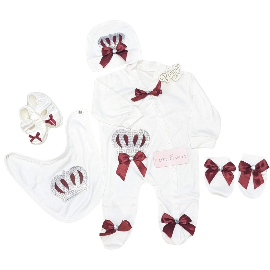 G-1425 Turkish-Style Baby Gift Set – Newborn Edition (5 Pieces)