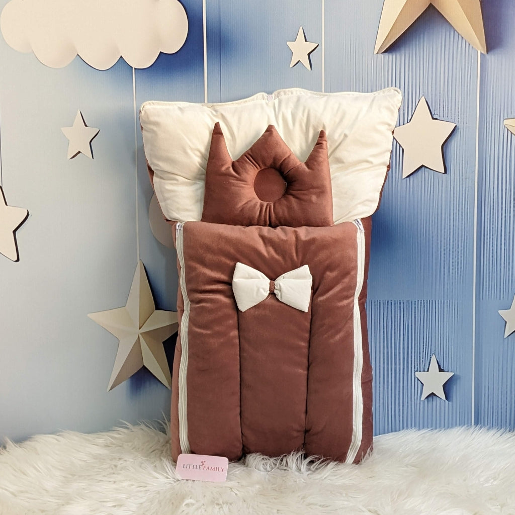 Velvet Baby Carry Nest - Rosewood