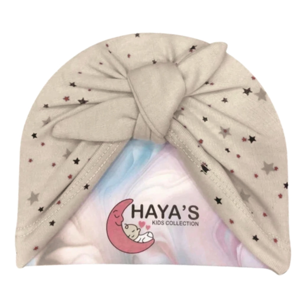 Printed Baby Turban Caps