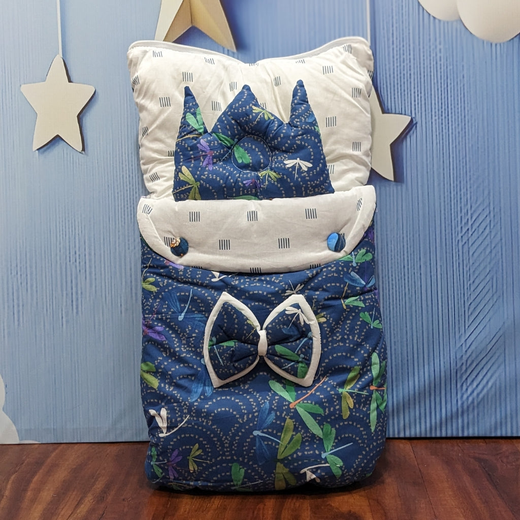 Midnight Flatter Baby Bedding Set – 8-Piece (Large)