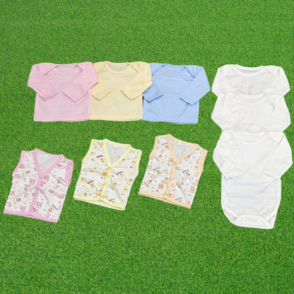 Essential Baby Wardrobe Set – 9-Piece Clothing Bundle