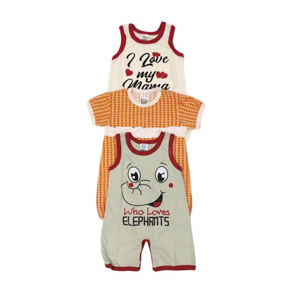 3-Piece Baby Girl Sleep Suit Set – Collection