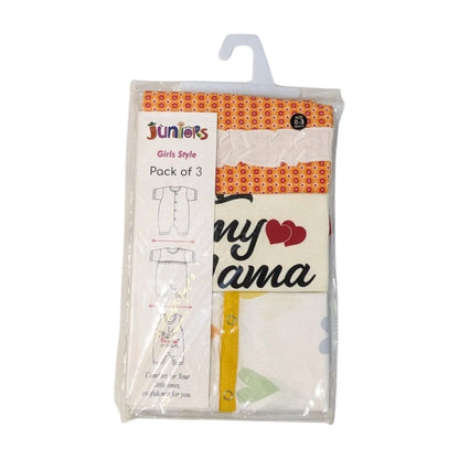 3-Piece Baby Girl Sleep Suit Set – Collection