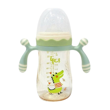 Toddler Feeder Water Bottle with Soft Straw & Leakproof Lid