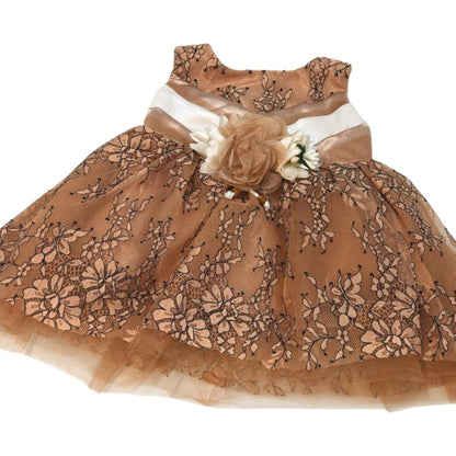 F-1435 Elegant Baby Frock Gift Set – 5-Piece Outfit