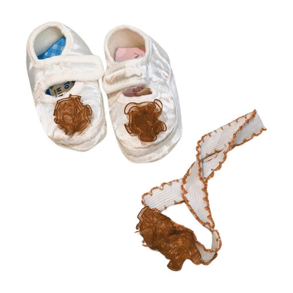 F-1435 Elegant Baby Frock Gift Set – 5-Piece Outfit