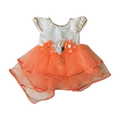 F-1435 Premium Baby Frock Set – Elegant 5-Piece Outfit