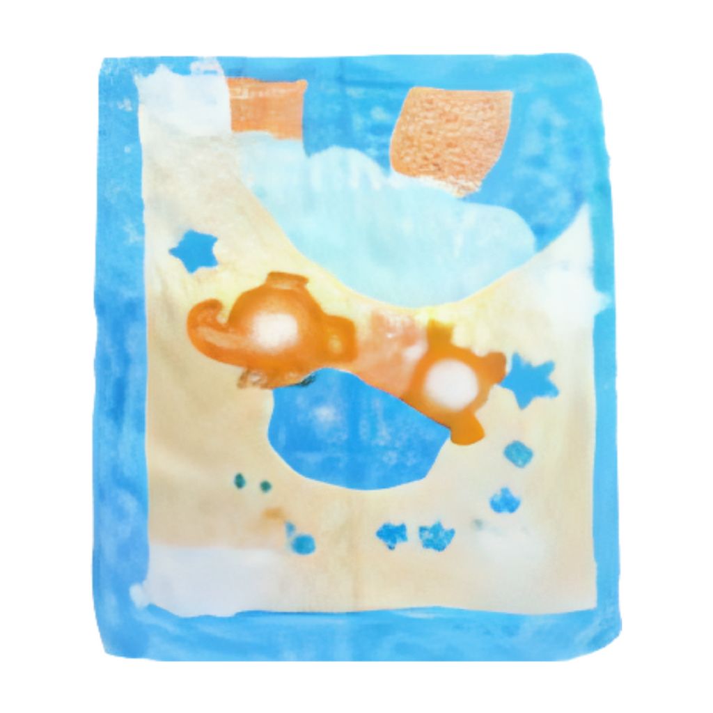 Baby Zipper Blanket - Blue