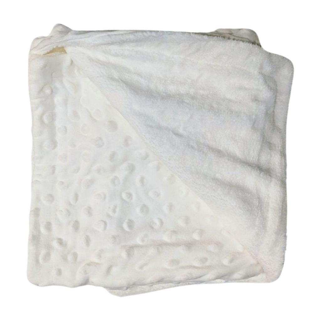 Blanket with pillow - Plain White