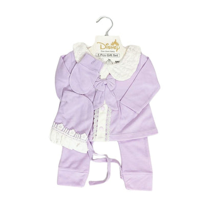 Disney 5-Piece Newborn Winter Gift Set for Baby Girls