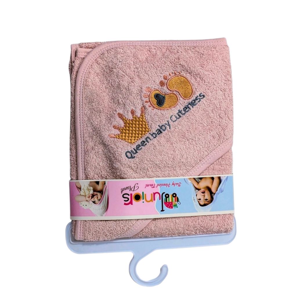 Junior's Baby Hooded Bath Towel - Pink