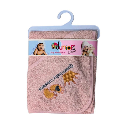 Junior's Baby Hooded Bath Towel - Pink