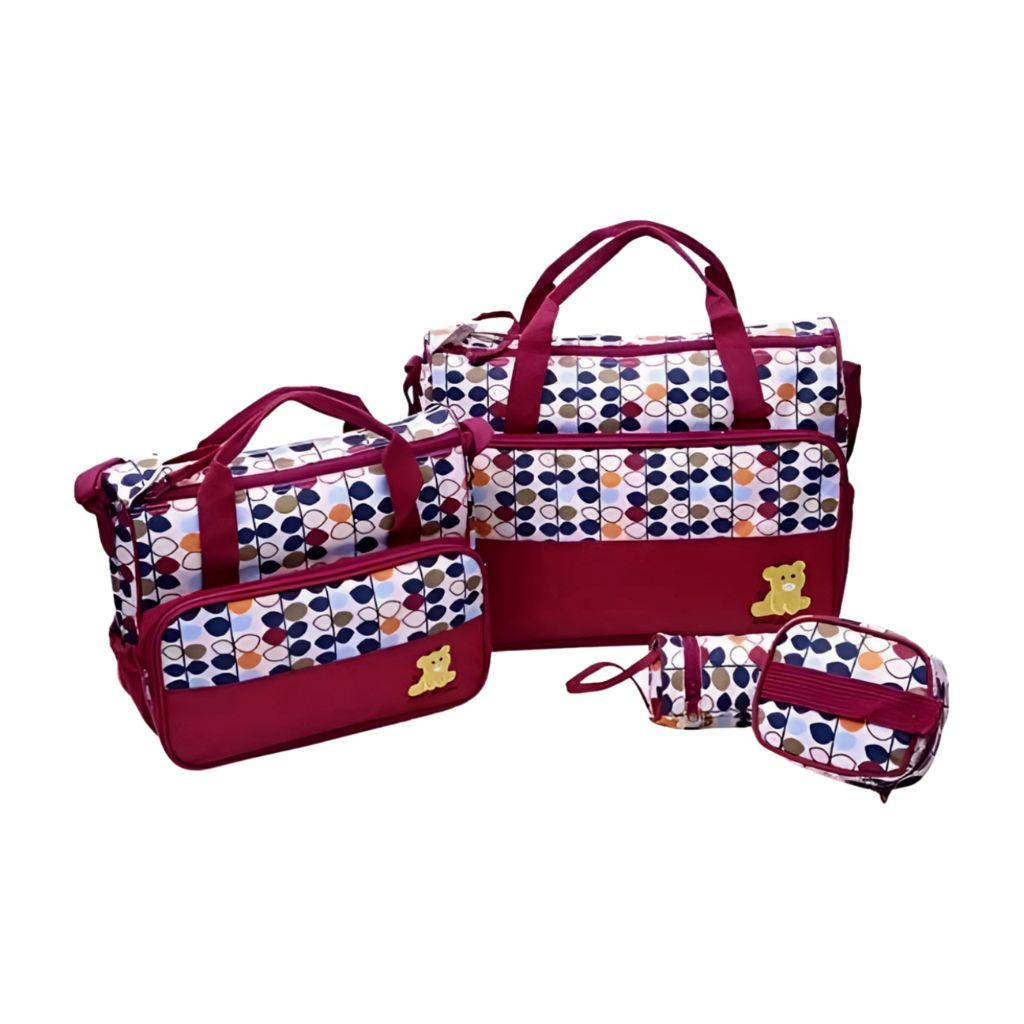 Baby 5-pieces Diaper Bag Set