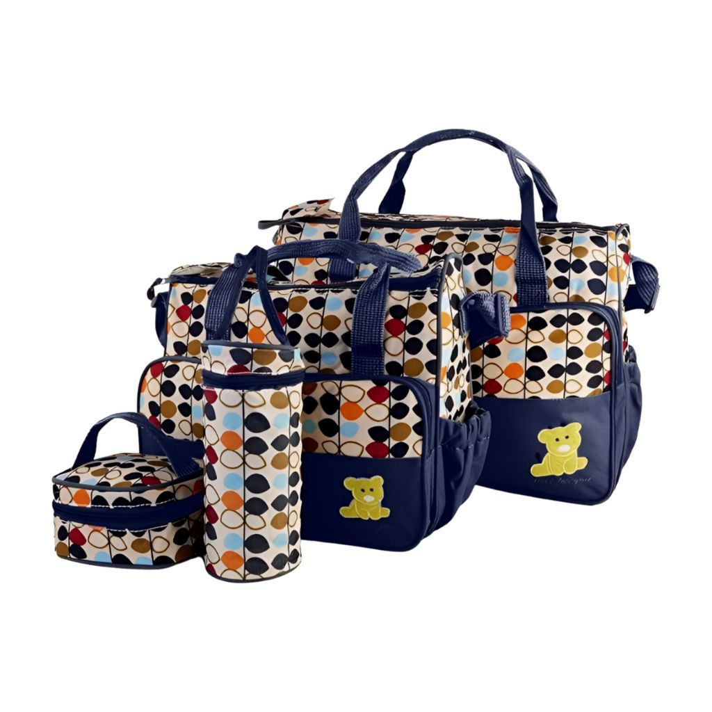 Baby 5-pieces Diaper Bag Set