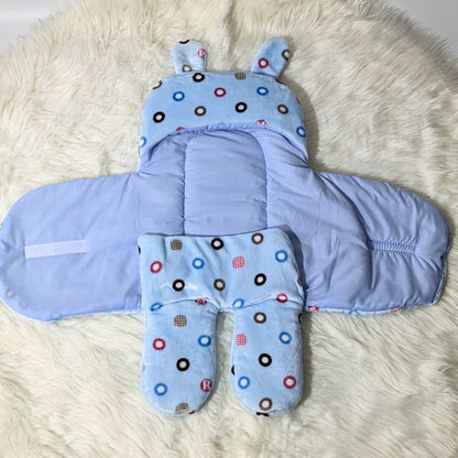 Polar Fleece Winter Swaddle - Cozy Wrap for Newborns