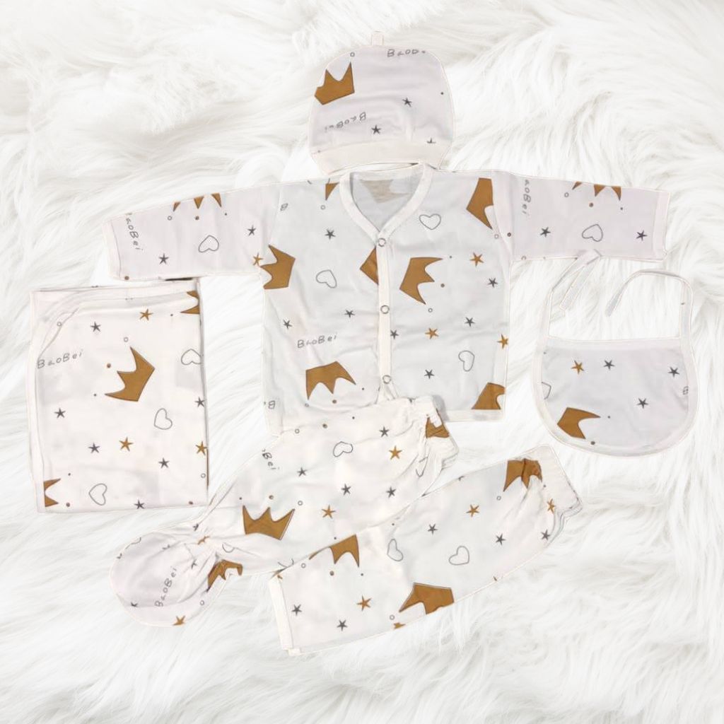 Newborn 6 Pieces Soft & Comfortable Starter Set