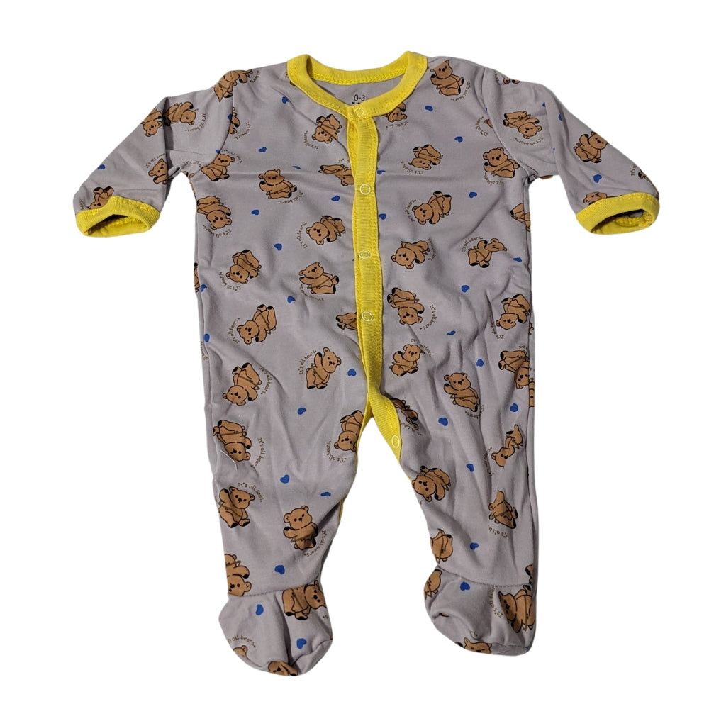 Pack of 3 Winter SleepSuit