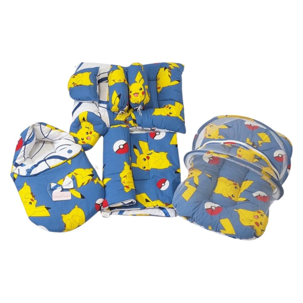 Baby 8-Pieces Bed Set - Pokemon