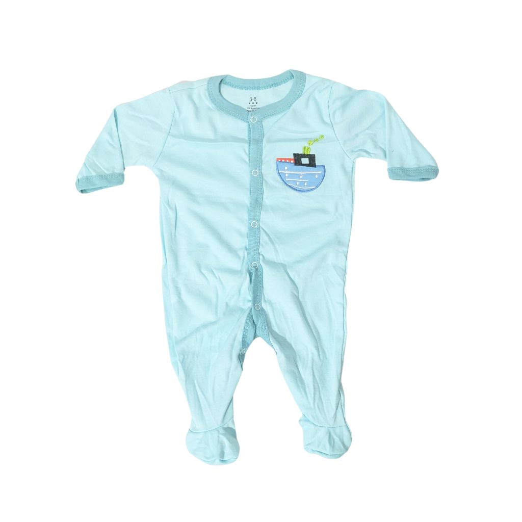 Pack of 3 Baby Winter SleepSuit