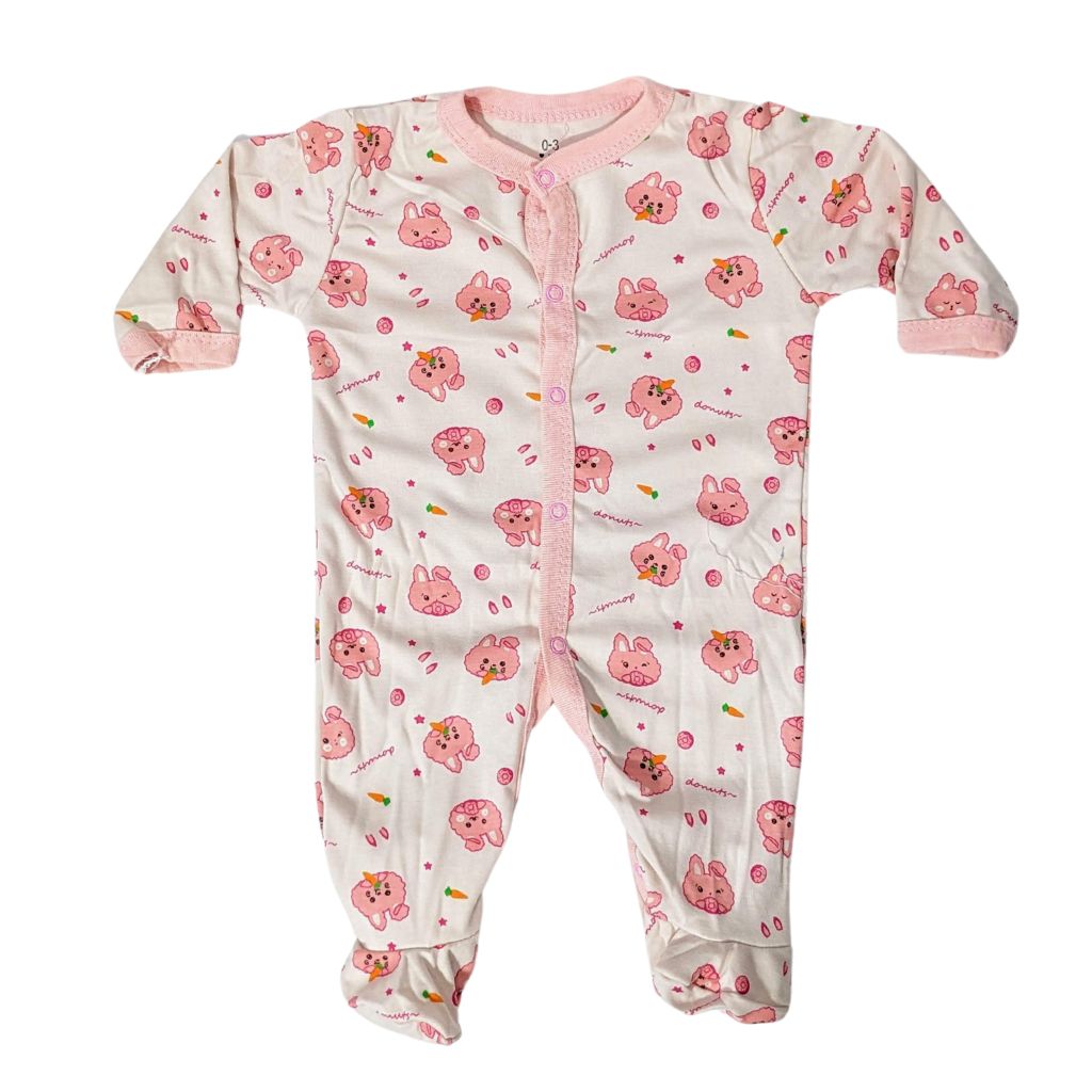 Pack of 3 Baby Winter SleepSuit