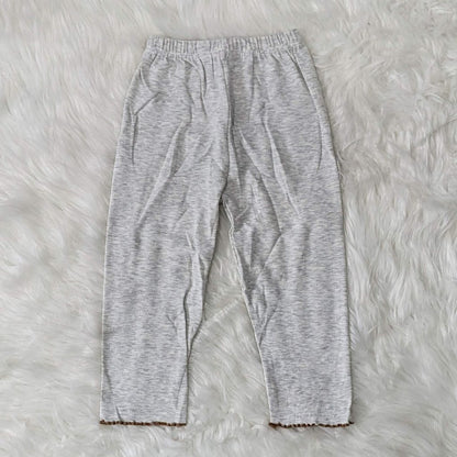 Charming Winter Frock & Trouser Set – Soft Cotton Blend