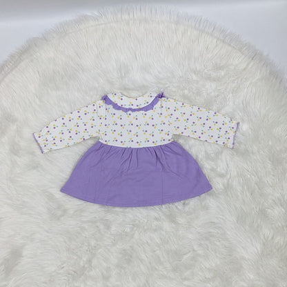 Winter Blossom Frock & Trouser Set – Cozy Cotton Blend