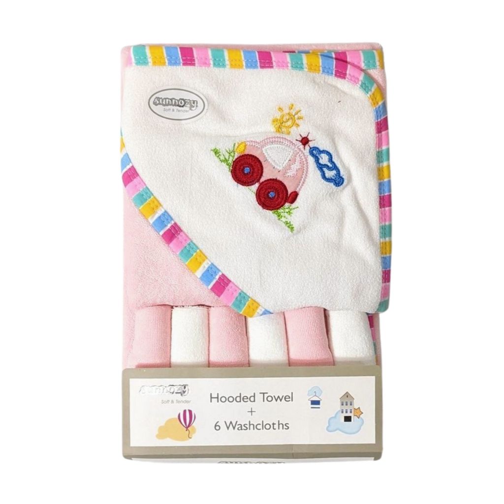 Sunnozy Soft & Tender Hooded Towel Set