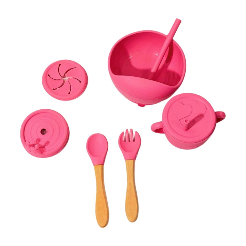 Silicone Baby Feeding Set - 10 Piece Kit