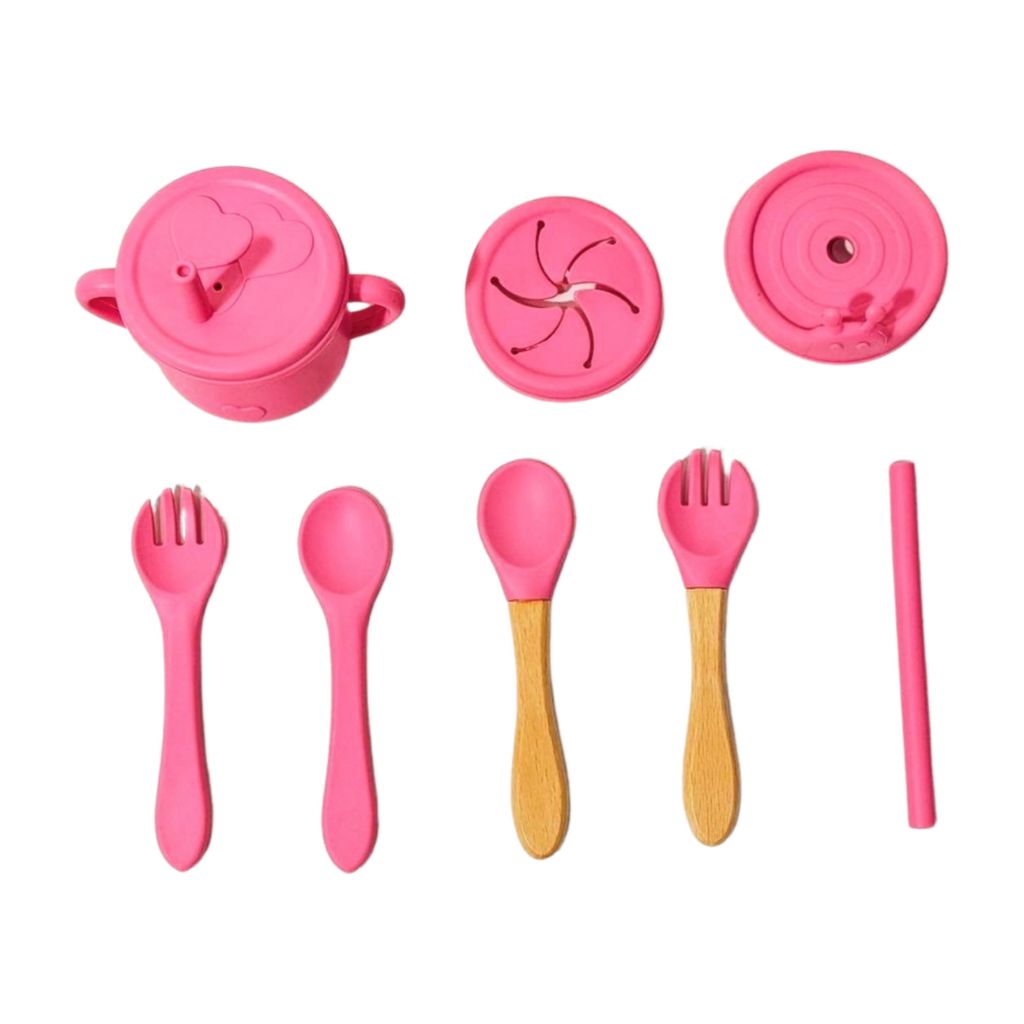 Silicone Baby Feeding Set - 10 Piece Kit