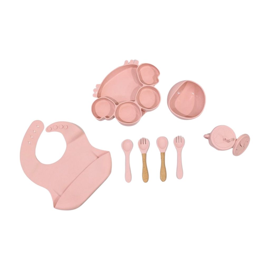 Silicone Baby Feeding Set - 10 Piece Kit