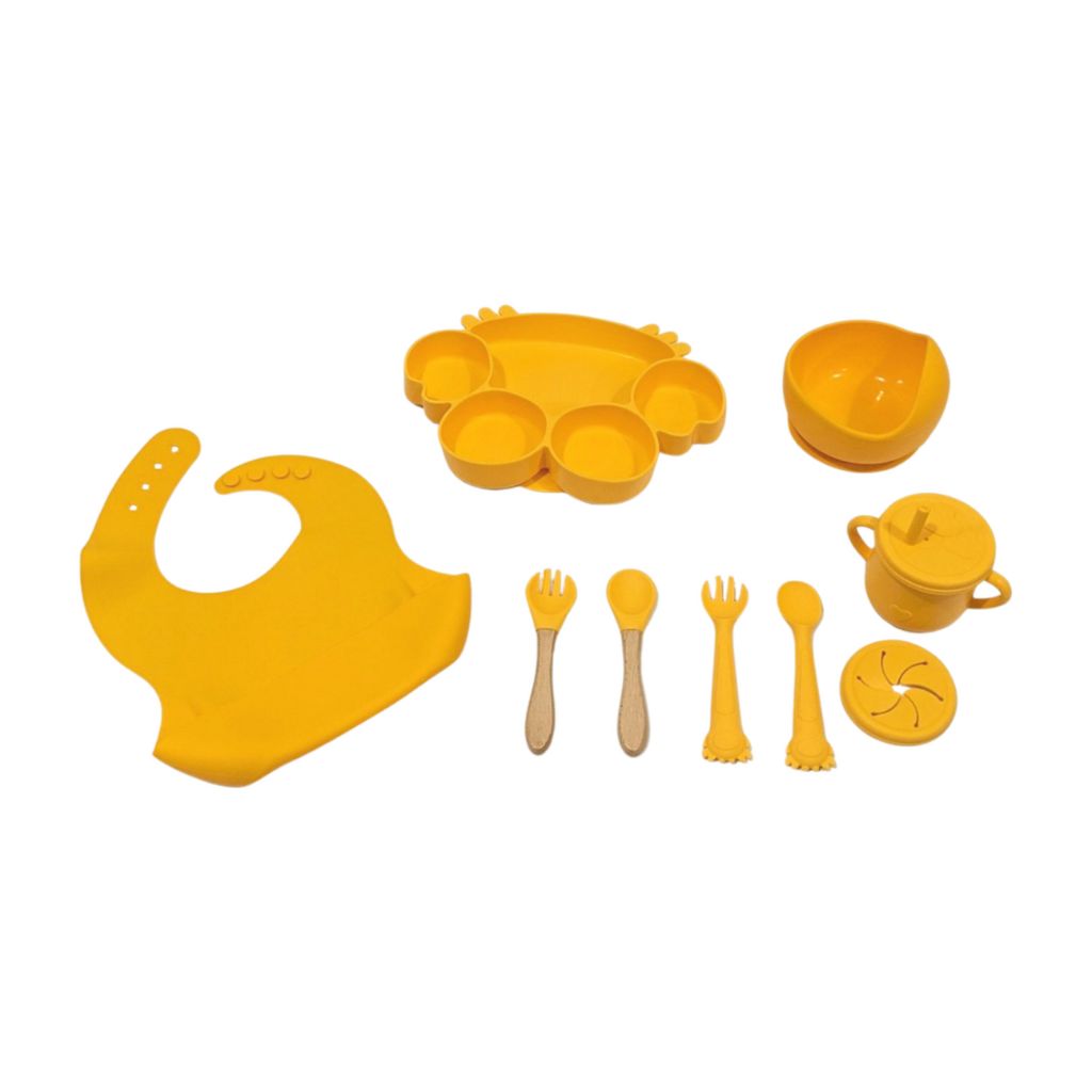 Silicone Baby Feeding Set - 10 Piece Kit