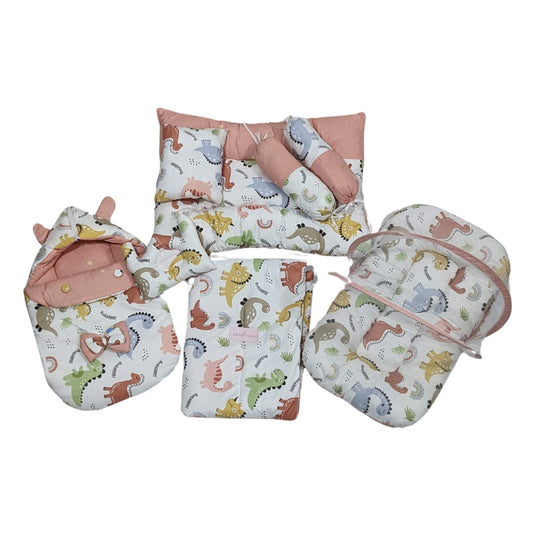 Baby 8-Pieces Bed Set - Dragons