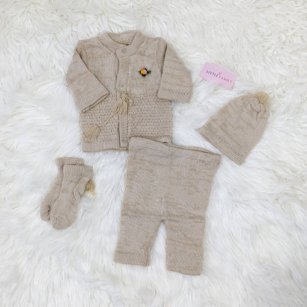 New Born Girl Woolen Dress